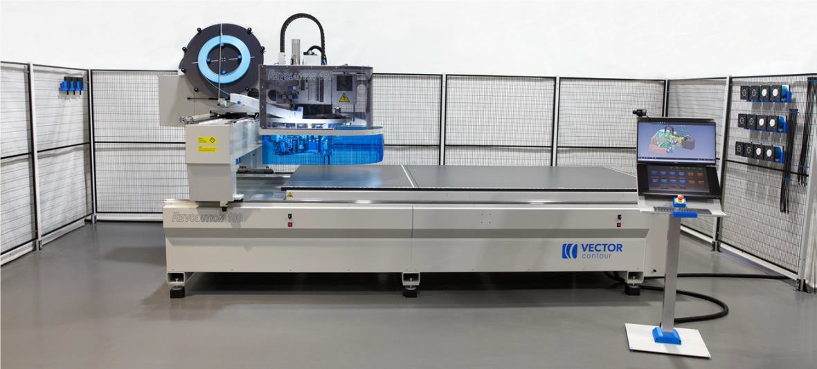 Masina de aplicat cant CNC  VECTOR Revolution